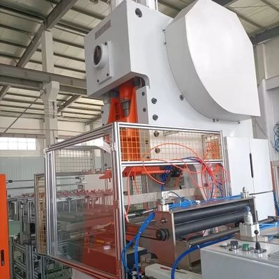 T63 Aluminium Foil Kontainer makanan sekali pakai Mesin Daur Ulang persegi panjang Catering Maskapai