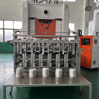Mesin pembuatan kontainer aluminium foil listrik berkecepatan tinggi 12000 pcs / jam