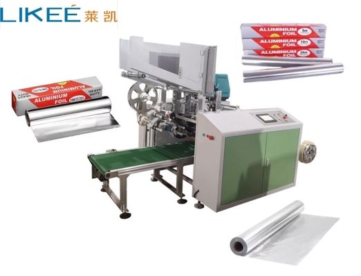 LKWD-450 Rumah Aluminium Foil Rewinding Mesin Otomatis 350 Meter Per Menit