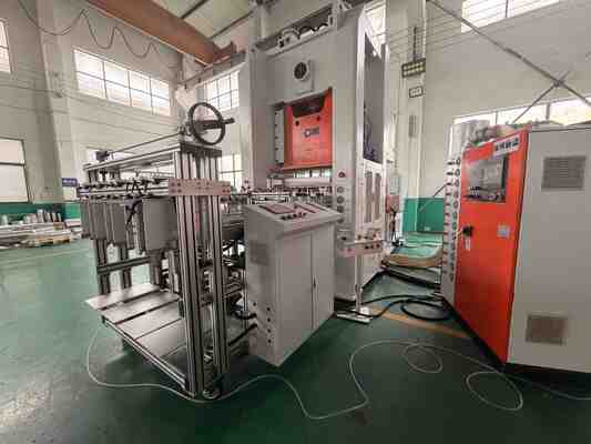 LK-T80 Aluminium Foil Container Machine dengan Struktur H-Type untuk 12000pcs/jam Stabilitas Baja Presisi Tinggi