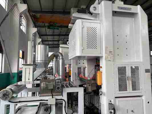 LK-T80 Mesin Pembuat Wadah Makanan Aluminium Foil 450ml Tugas Berat Bentuk Bulat Isolasi