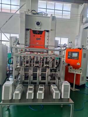 Mesin Aluminium Foil LK-T80 80 Ton dengan Embossing Logo Kustom dan Kecepatan 35-70 Siklus/menit