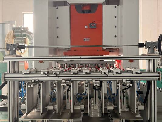 LK-T80 Aluminium Foil Making Machine Container Menggunakan Komponen Pneumatik SMC