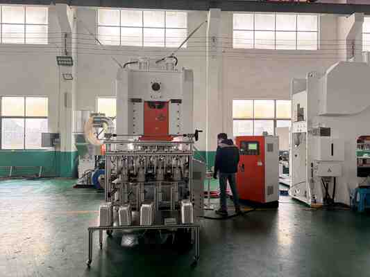 Mesin Pembuat Aluminium Foil LK-T80 dengan Kecepatan Produksi Rata-rata 50 Ketukan/Menit, Kapasitas Tekan 80 ton, dan Masa Layanan 10 Tahun