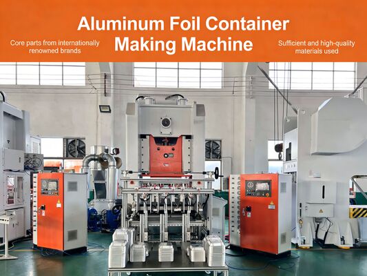 Mesin Kontainer Foil Aluminium LK-T80 dengan 12.000 Pcs / Jam Output Kecepatan Tinggi, Kapasitas Pencet 80ton, dan Umur Layanan 10 Tahun