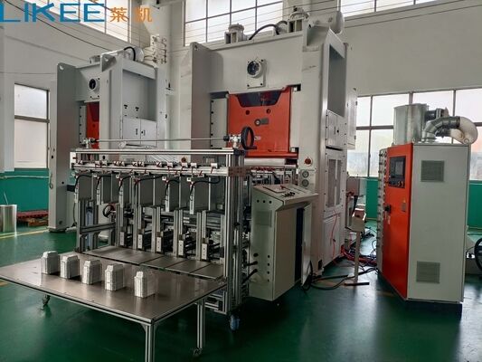 Mesin Wadah Aluminium Foil 130 Ton H Frame Press Line untuk Produksi Massal